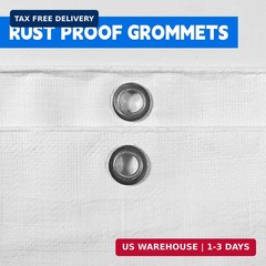 Tarp 10×30 ft Heavy Duty 12mil 100% Waterproof High Durability Multipurpose,Uv R