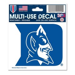 NCAA Duke University 94256012 Multi-Use Decal, 3″ x 4″