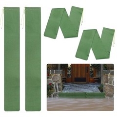 4 Pcs 3’× 6” Long Sand Bags for Flooding – Thickened Canvas Flood Protecti
