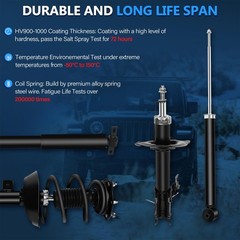 Front Complete Struts Assembly Coil Springs 95-03 Ford Windstar Set of 2 171920