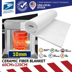 white Thick 0.4 inch Ceramic Fiber Insulation Ideal for Forges, Forge, Foundry