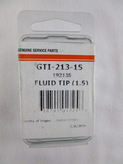 Devilbiss GTI-213-15 1.5 MM Fluid Tip Air Tip Air Nozzle OEM Sealed Free Shp.
