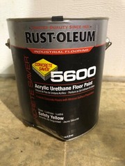 RUST-OLEUM 251286 Concrete Saver Floor Paint Safety Yellow 1 Gallon