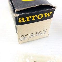 Arrow 351 Panic Proof Door Knob Lockset Keyed Cylinder DCRx3 Bright Brass Coated