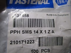 #14-10 x 1″ Phillips Pan Head Zinc Type A Pt Steel Sheet Metal Screw QTY 100