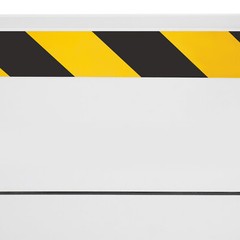 Aluminum Wall-Mount Flood Barrier 31.5 × 15.75 In Garage Door Baffle