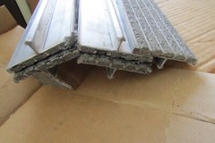 Steps treads, concrete embedded, stair tread, 3″ x 54″, NOS