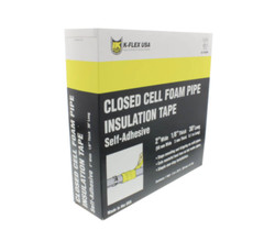 K-Flex R-1 Foam Rubber Insulation Tape 1/8″ Thick 2″ Wide 30ft Long