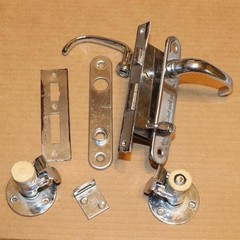 One Set of Used Ship Boat Marine Cabin Door Parts As Seen More Available RD#114