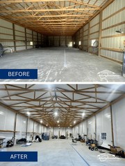 10000sqft Reflective White Foil Foam Core 5mm Pole Barn Insulation Barrier R8-24