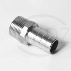 Stainless Steel Pipe Fittings BSP Male Thread 1/8″ – 4″ Barb Hose Tail Connector