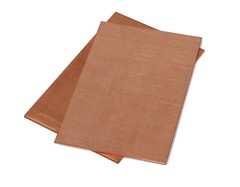 2x 0.5/0.8/1/2/1.5/3x100x100mm Copper Sheet Plate Mould Contruction Pad 10×10