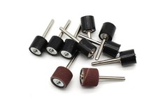 TMAX 10 pc 1/2″ Rubber Mandrel Sand Drum 1/8″ Shank