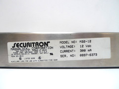 Securitron Magnalock Corporation Wired 12V Electromagnetic Door Lock #M32-12