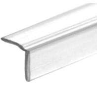 CRL Translucent Vinyl Edge”L” Seal for 3/8″ Maximum Gap – 95 in long Clear