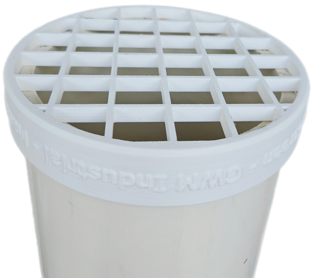 8″ Vent Screen, 8-5/8″ ID, 3/4″ Mesh, All Plastic fits on OD of 8″ PVC Pipe