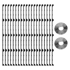 VEVOR Foam Closure Strips Metal Roof Inside EVA Foam Closure Strip (20 Pieces)