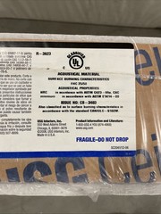 USG 88887, ACOUSTICAL PANELS 6”x48”x3/4”, 24sq Ft, 12 Pieces Per Box. PAIR OF 2