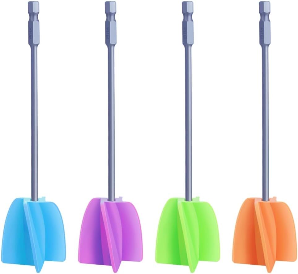 Silicone Resin Mixer Epoxy Mixer Paddles Reusable Paint and Resin Mix.2 DAY SHIP