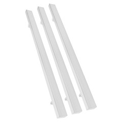 3.05M Stainless Stair Rail 101×9.8cm – Baking Paint Rectangle, Wall Mount US! US