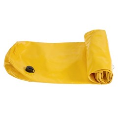 4-Piece PVC Flood Barriers 48″x10″, Heavy-Duty Water Blocking for Doorways