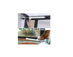 Touch Hold Smooth Door Closer Standard-Duty for Storm Screen Doors Sandstone