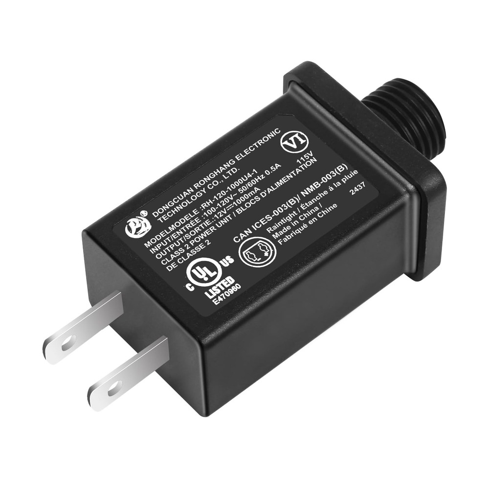 Replacement Yard Inflatable Adapter – 1A Transformer US Plug for Black