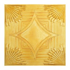 False ceiling tiles Suspended Wall Panels 2’X2′ Tiles PL81 Golden 10pcs/lot