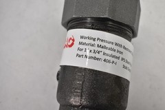 NORMAC Reducer 1″ X 3/4″ 2 Outlet Iron/Nylon Unfinished 406-P-I 100 PSI USA