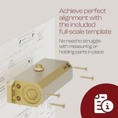 PrimeWare DC-300 Automatic Adjustable Door Closers for Home | Soft Close, No …