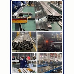 Stainless Steel 304 Square Tube 10-100mm Box Section Pipe 1-3mm Wall 100-300mm L