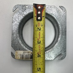 Lot Of 24 52 C 3 3/4 Square Light Fixture Box Cover See Pics 30 Days Warranty