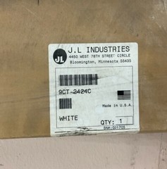 JL Industries 9CT-2424C Universal Access Door 24″ x 24″ 16 Gauge Steel White