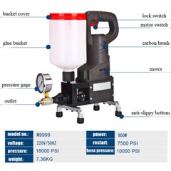 Pump Crack Repair Plugging Machine High Pressure Epoxy Grouting Machine 220V