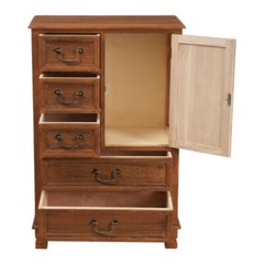 5 Drawers Dresser Wooden Storage Dressers Chests of Drawers for Bedroom Home