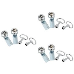 3 PCS Cabinet Lock with Keys Heavy Duty Triangle Desk Drawer Door