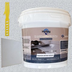 Epoxy Colored Sand Floor Paint, Paint 35 Fl Oz (Pack of 1), White