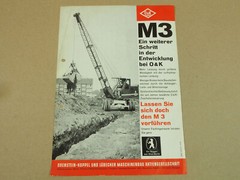 Brochure O&K M3 Universal Wheeled Excavator 1962