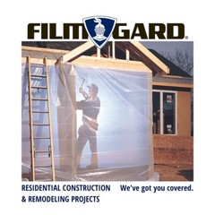 Durable Construction Plastic Sheeting – 10′ x 100′ x 4 mil – Clear – Made in USA