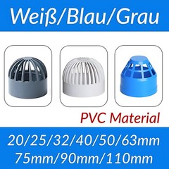 PVC Fish Tank Aquarium Pond Pool Pipe End Water Filter Cap Net Vent Terminal