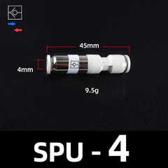 4-12mm Pneumatic Push Fit Check Valve SPU SPV Non Return Push in Fitting Elbow