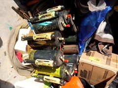 Antique paint colorant dispenser fairly large decent condition. 