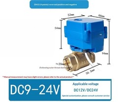CWX-15Q/N Miniature Electric Valve Ball Valve Power Failure Reset Closed！