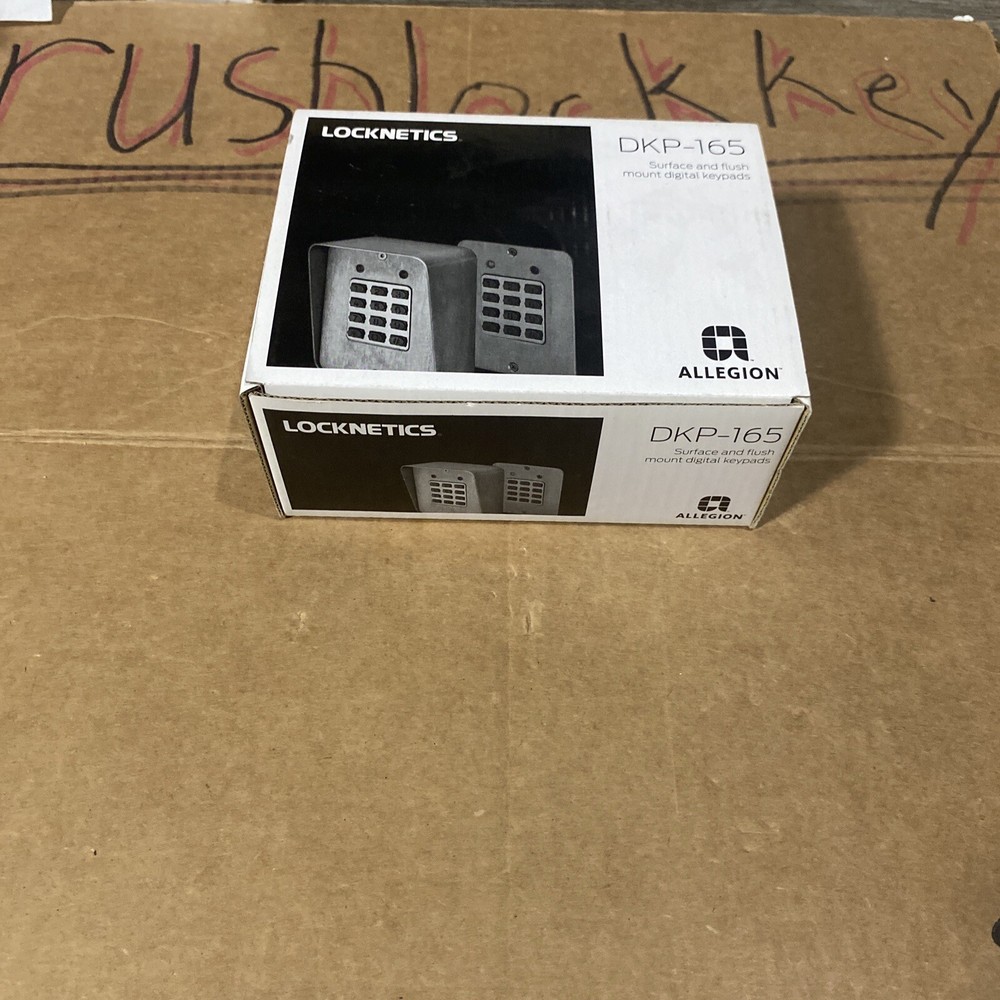 Brand New-Open Box-Locknetics/Allegion Flush Mount Digital Keypad DKP-165-FM
