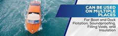 4 Lb Density Expanding Pour Foam – 2 Part Polyurethane for Flotation, Insulation