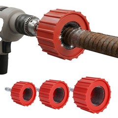 Copper Pipe Cleaner Set for Drill 1/2″ 3/4″ 1″ Bore Brush Kit Plumbing HVAC Tool