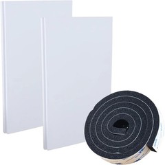 Window Air Conditioner Foam Insulation Panels,AC Side Insulating Panel Kit,2 Pac
