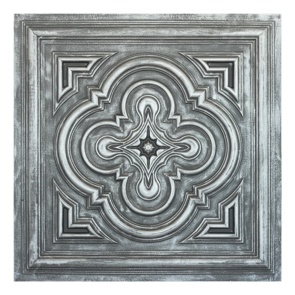 PVC ceiling tiles PVC Stereo Wall Panels for Salon Hotel PL36 Antique tin 10pcs