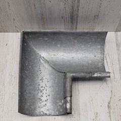 Half Round Inside Galvanize Gutter Corner Roof #8