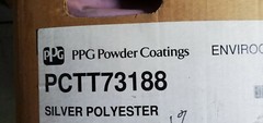 PPG SILVER POLYESTER POWDER COAT – SUPER DURABLE POLYESTER